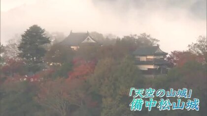 肉眼で眺めた「天空の山城」を写真に…備中松山城周辺で雲海広がり浮かび上がる絶景【岡山・高梁市】