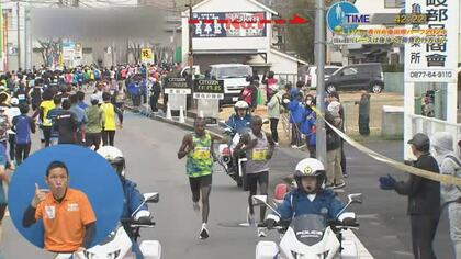 ２月２日号砲　シリーズ「香川丸亀国際ハーフマラソン」第３回　前回に引き続き「手話実況中継」【香川】