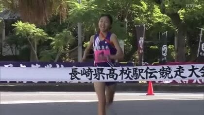 高校駅伝大会　女子は諫早が7連覇！1区で長崎商業とのトップ争い制す