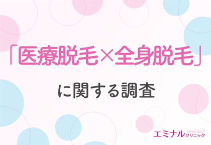 【医療脱毛×全身脱毛】医療脱毛を選んだ理由は「効果が高いから」!6割以上の方が費用と効果に納得していると回答