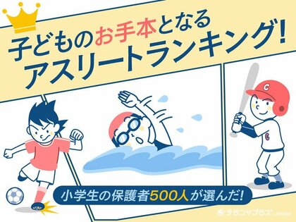 2位は池江璃花子 1位は 小学生の保護者が選んだ 子どものお手本となるアスリート ランキング