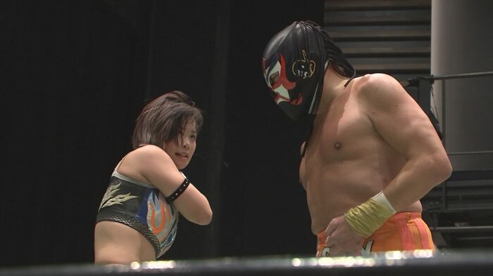 ザ・グレート・サスケ選手とのシングルマッチ