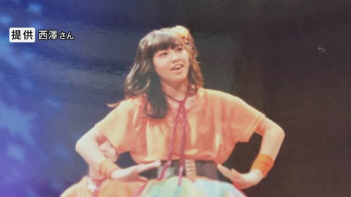 中学時代（提供：西澤さん）