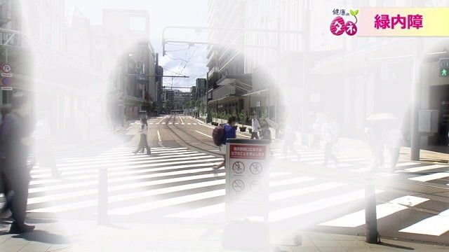 緑内障の視野イメージ