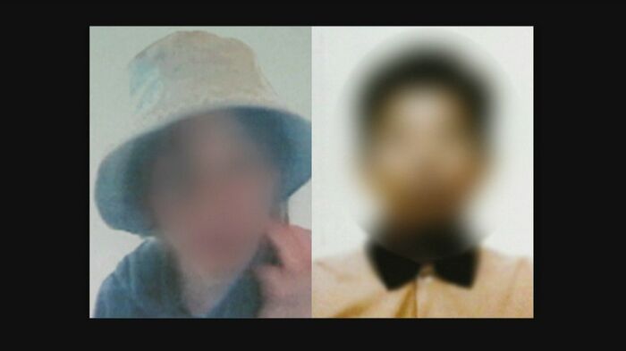 現金を引き出した男女