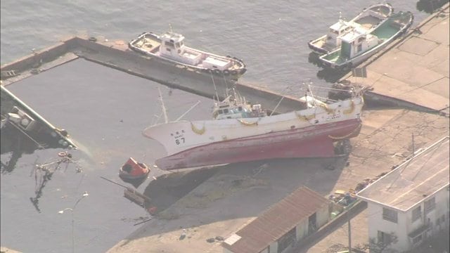 東日本大震災での津波被害(2011年3月撮影)