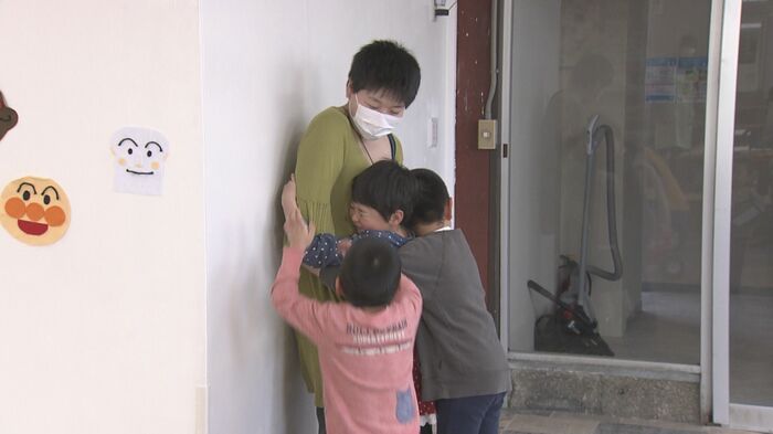白馬村から保護者がお迎え