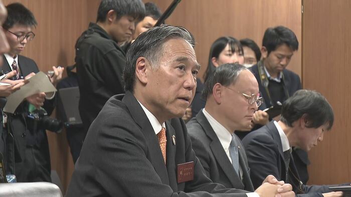 長野県石油商業組合の報告を受けた知事(2月28日)