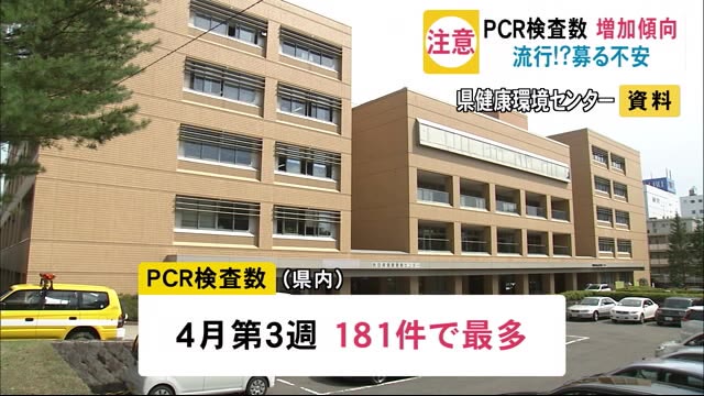 感染拡大に注意 秋田県も検査数が増加傾向