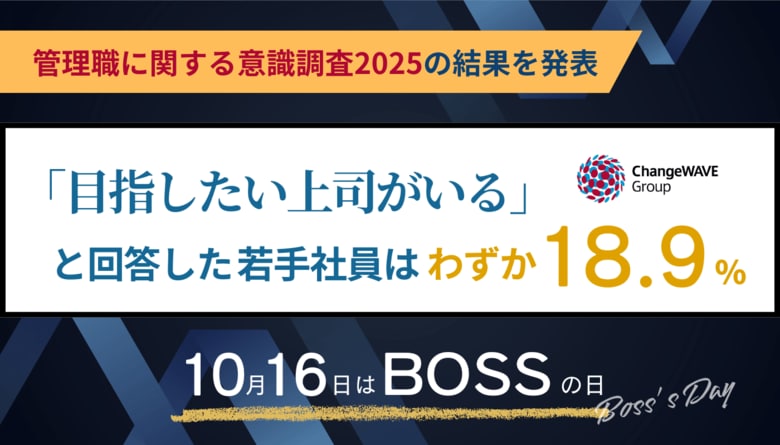 「目指したい上司がいる」は、わずか18.9％～若手世代が描く&quot;理想の管理職&quot;とは