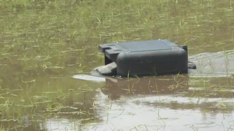 水田をスイスイ…と農家のお悩み解決へ　除草剤いらずの農業用「アイガモロボ」津山市でお披露目【岡山】｜FNNプライムオンライン