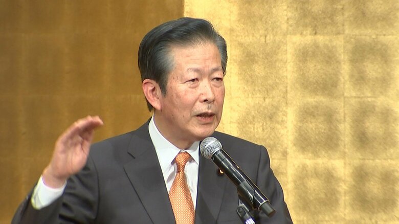 「自民は“派閥ありき”でない議論を」公明・山口代表が注文　自党の政治改革案も紹介｜FNNプライムオンライン