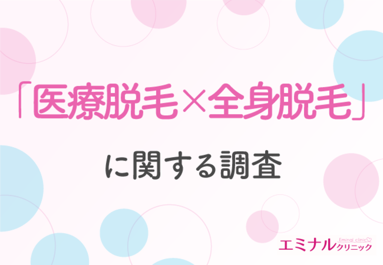 【医療脱毛×全身脱毛】医療脱毛を選んだ理由は「効果が高いから」!6割以上の方が費用と効果に納得していると回答