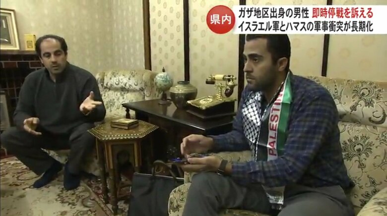 富山ムスリムセンターのサリム・マゼンさん(左)とアルマスリさん(右)