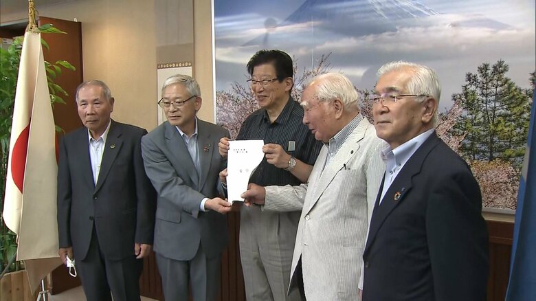 浜松市の経済界による要望活動（2022年8月）