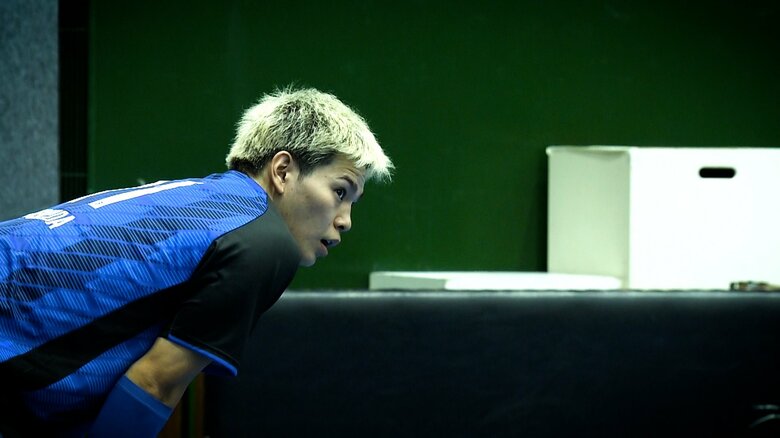 9月25日　大阪ブルテオンで練習する西田有志