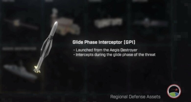極超音速滑空体迎撃用のGPI迎撃ミサイル構想(米国防総省公式画像)