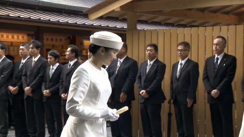 伊勢神宮の内宮を参拝された　3月26日