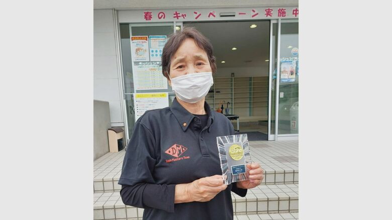 大会新記録を樹立した宝住さん（2022年）