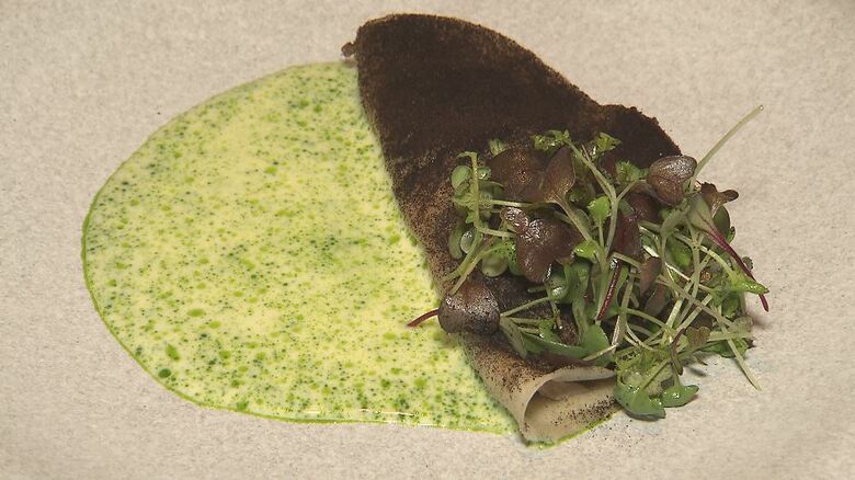 そば粉のガレット