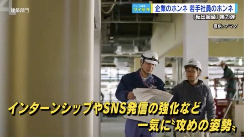 アマノの採用情報サイトより