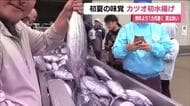 福島県沖で獲れたカツオ40トン　いわき市・小名浜港に初水揚げ　「ちょうどいいサイズ」