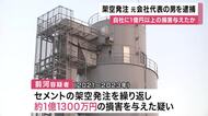 架空発注で自社に１億１０００万円余りの損害与えたか　特別背任容疑で生コン製造販売会社元代表の４９歳の男を逮捕　共謀疑いの取引先実質経営者など聴取し詳しく調べる