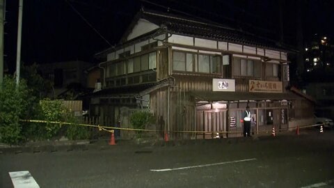 「父が血まみれで倒れている」和菓子店兼自宅で80歳男性死亡　頭を鈍器のようなもので殴られ…他殺か　70代妻は頭を骨折　山口・美祢市