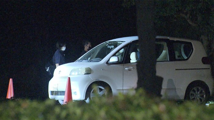 幼い姉弟が車内に放置されていた現場(7月29日 神奈川・厚木市)