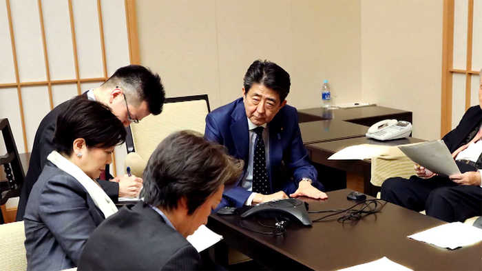 IOCバッハ会長との電話会談・3月 提供:政府広報室