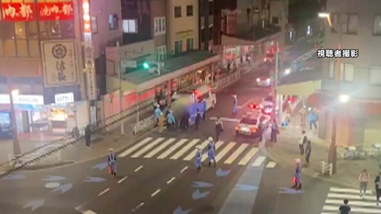 都内路上に血だらけの男女 近くに包丁… 26歳女性「知人男性に刺された」 男性は死亡　東京・江東区｜FNNプライムオンライン