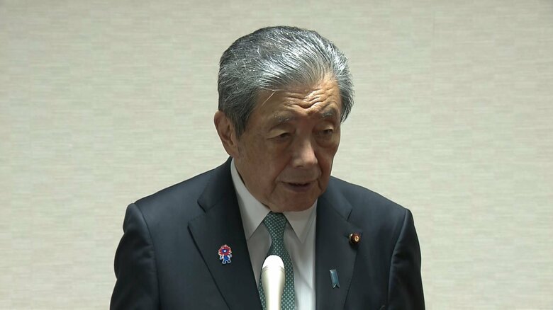 自民・森山幹事長“石破おろし”巡り過半数以上の要求あれば”臨時総裁選を実施”との認識示す｜FNNプライムオンライン