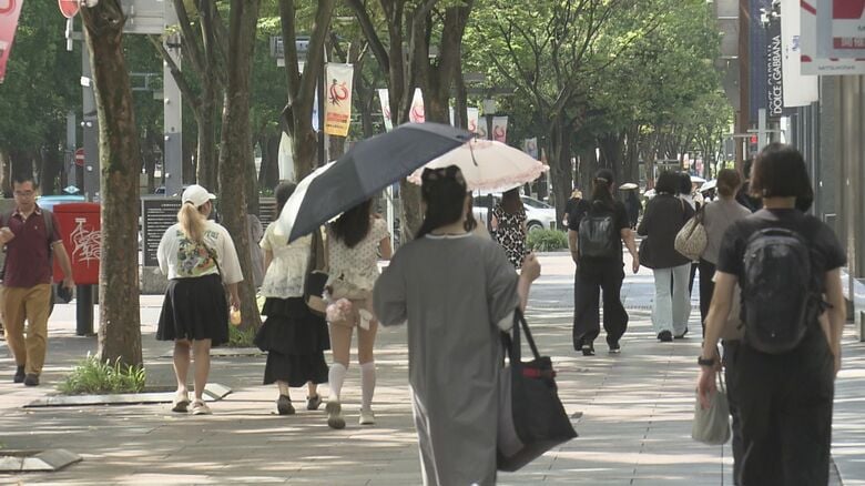 日中の予想最高気温は名古屋で38度…東海3県は26日も“体温超え”の厳しい暑さか 午前中から各地で猛暑日に｜FNNプライムオンライン