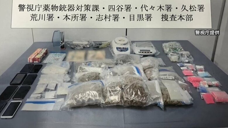 ラッパーなど誘い“東京ウーバー”が薬物密売か 住吉会系組員を逮捕 4500万円相当薬物押収 トクリュウが実行役で数千万円売上か|FNNプライムオンライン