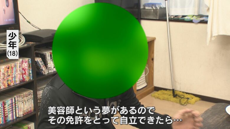 少年は夢のために働き、資金をためている