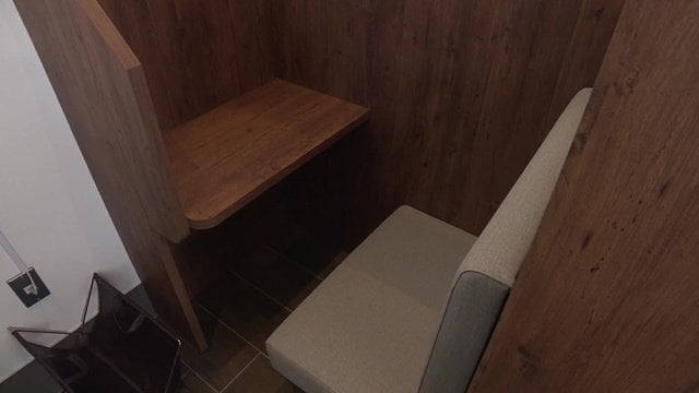 長距離ドライバーなどが利用しやすい1人用スペース