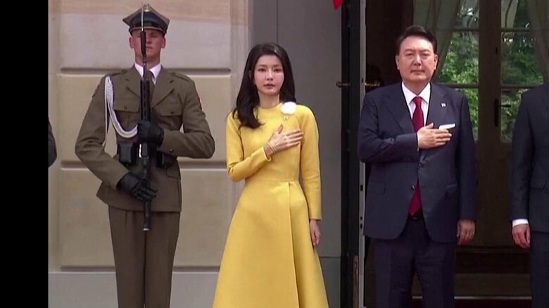 金氏が拘束されれば、前職大統領夫妻が同時に拘束される初の事例に…