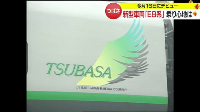車両側面に描かれた大きな“鳥の翼”
