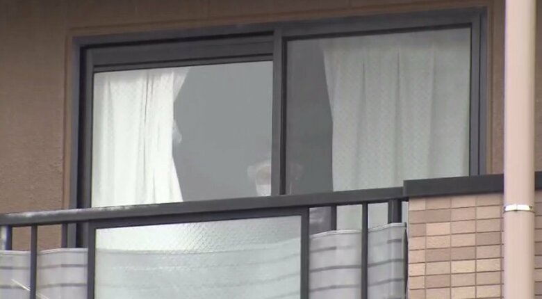 事件現場の集合住宅