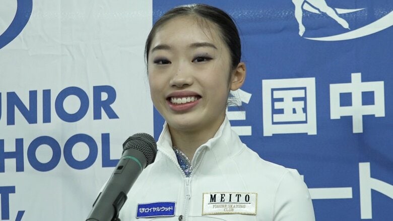 初の大舞台は「ドキドキする」と話す岡田