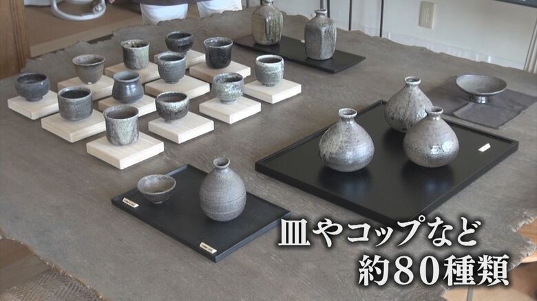 ギャラリーに並んだ作品