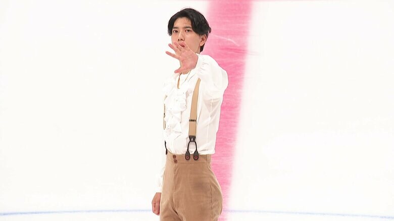 初の東京選手権出場となった三宅星南（フリー）