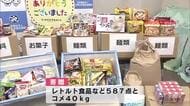 NTT西日本が県に食料品を寄贈　社員が持ち寄ったレトルト食品やお菓子など「子ども食堂」へ　大分