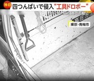 四つんばいでガレージに侵入も防犯カメラに気づき“直立不動”…“開き直る”犯人　工具8点150万円相当を窃盗　東京・青梅市