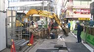横浜駅近くの道路陥没…復旧作業続く　8日の陥没時から深さ、範囲が拡大　原因とみられる土の流入は収まる