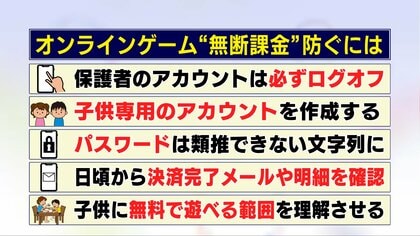 パスワードや指紋認証くぐり抜ける…オンラインゲームの“子供の無断課金トラブル”増加 未然に防ぐには