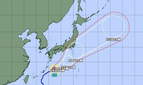 【台風情報】台風第26号の最新進路と影響は？秋雨前線の動きにも注目　気象予報士「千葉県を中心に1日は警報級の大雨のおそれ」