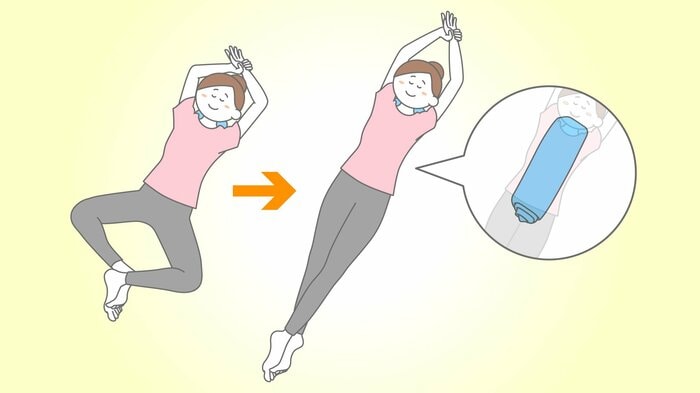 背中ストレッチ