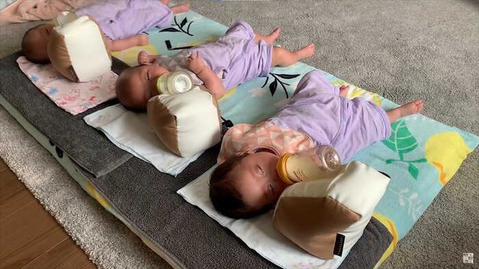 上手に飲んでいる