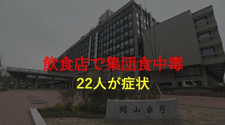 真庭市の飲食店でノロウイルスによる食中毒　料理を食べた２２人が下痢や発熱などの症状【岡山】｜FNNプライムオンライン